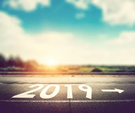 2019 year direction 스톡 사진