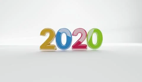 2020 3d-illustration Stock Illustration