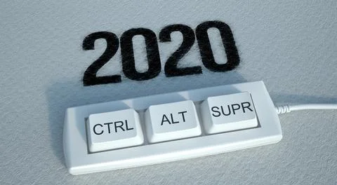 2020 control alt delete Stock Photos