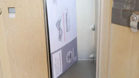 2020 Election Ballot out of Mailbox (front) Stock Footage 140683096