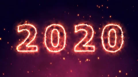 2020, Fire alphabet. Stock Footage 122306332