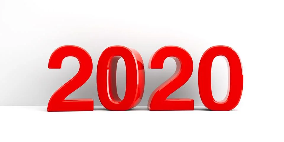 2020 icon background Stock Illustration