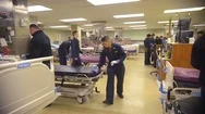 2020 - Interior Of U.s. Navy Hospital Ship Mercy As It Is Sanitized And Stock Footage