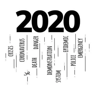 2020 leap year concept Stock Illustration