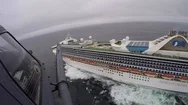 2020 - Navy Expedition Team Lands On Deck Of Cruise Ship During Covid-19 Stock Footage