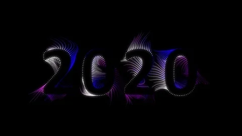 2020 New Year background. Stock Footage 111061759