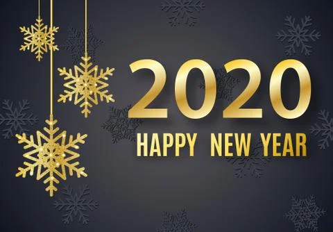 2020 New Year background Ilustração Stock