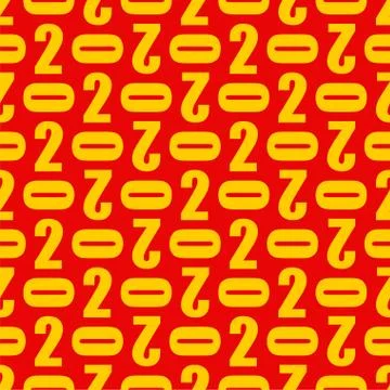 2020 pattern seamless. number background. New Year texture Stock Illustration
