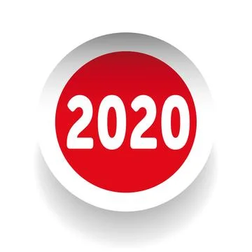 2020 red label Stock Illustration