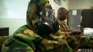 2020 - U.s. Marines Army Personnel Conduct Unit Wide Chemical, Biological, Stock Footage
