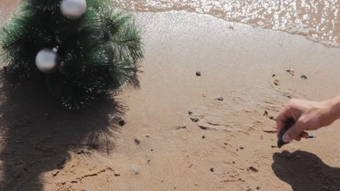 2020 wave new year tree celebrate travel 스톡 동영상 115078972