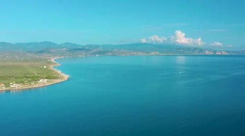 2020:LA RIBERA BCS MEXICO.Distant View Of Land Mountains And Clouds Surrounded Stock Photos