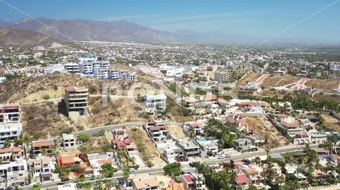 2020:LOS CABOS MEXICO.Beautiful Neighborhood In The Hills Captured With ...