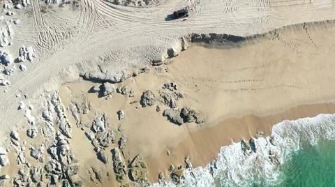 2020:LOS CABOS MEXICO.Land Slowly Eroding Away To The Bottomless Ocean Being Stock Photos