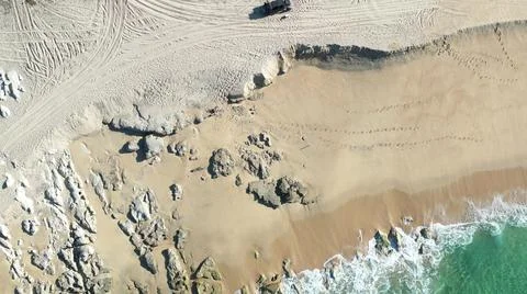2020:LOS CABOS MEXICO.Land Slowly Eroding Away To The Bottomless Ocean Being Stock Photos
