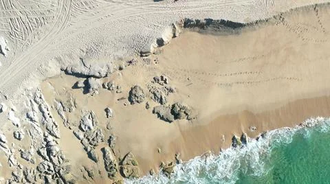 2020:LOS CABOS MEXICO.Land Slowly Eroding Away To The Bottomless Ocean Being Foto stock