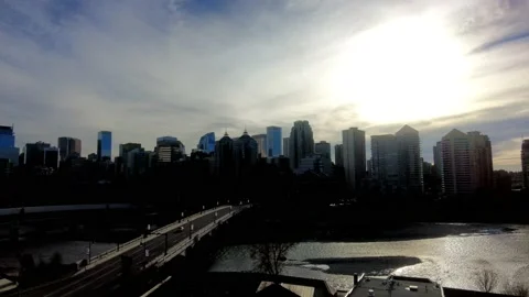 2021-11-25 Calgary Time-lapse03 Stock Footage 165857124