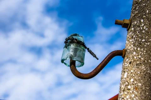 2021 4 4 Sovizzo old insulator Stock Photos