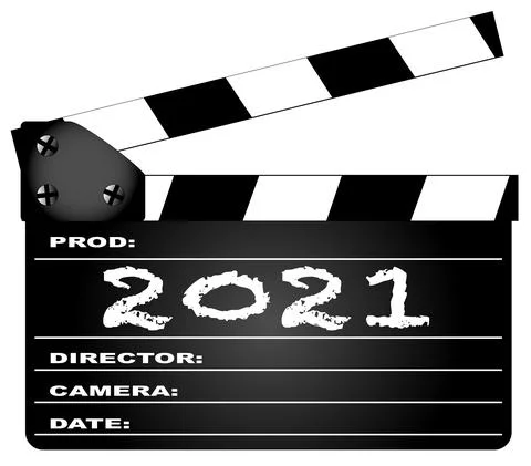 2021 Clapper Board Stock Illustration