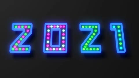 2021 colorful Lighting Stock Footage 144197626