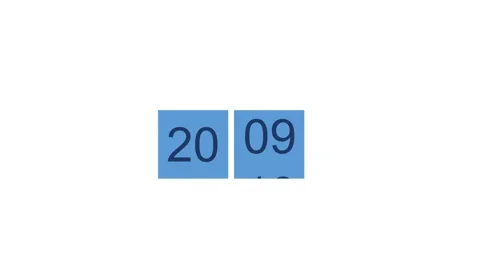 2021 countdown timer Stock Footage 145579795