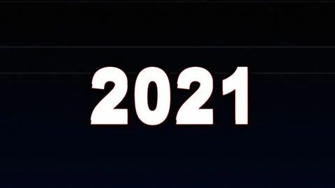 2021 Glitch Text Animation, with Alpha Matte, Background, Loop 스톡 동영상 144260967