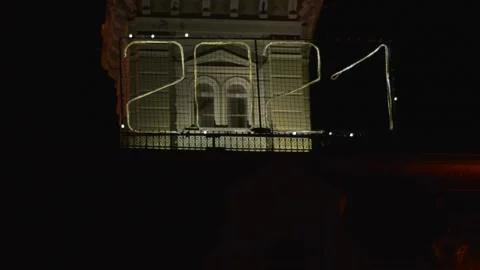 2021 led sign Video stock 145021610