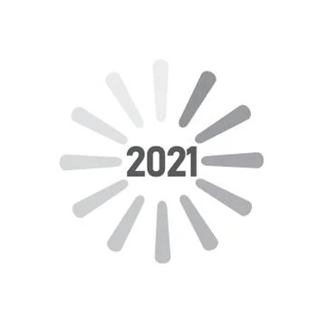 2021 Loading Concept With A Progress Bar Vector. Stock Illustration