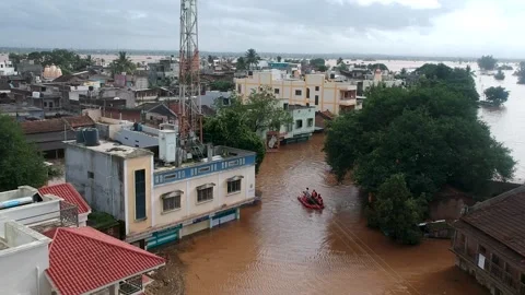 2021 Maharashtra floods Stock Footage 158736853