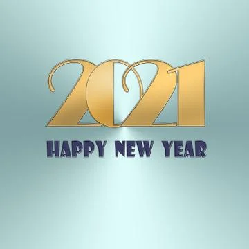 2021 New Year background Stock Illustration