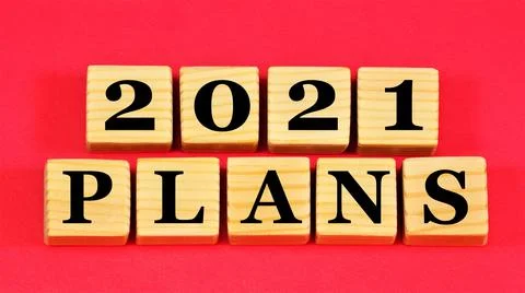 2021 plans. Stock Photos
