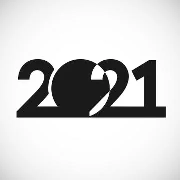 2021 straight simple ball Stock Illustration