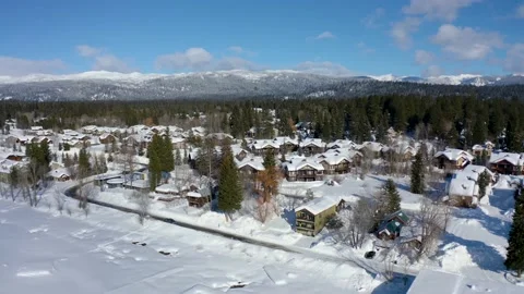 20210224 Payette Lake 05 Stock Footage 149334834