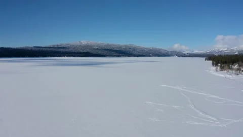 20210224 Payette Lake 10 Stock Footage 149334872