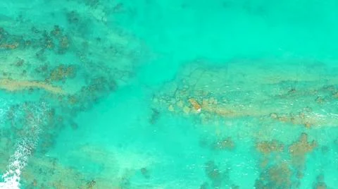 2021:CABO PULMO BCS MÉXICO.Zooming Out From Coral Reef Stock Photos