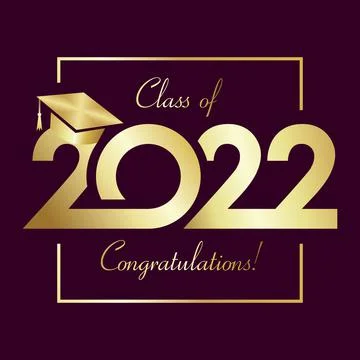 2022 class off golden square Stock Illustration