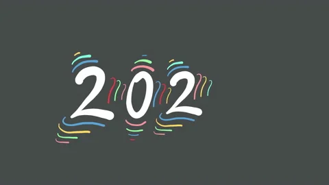 2022 doodle card 2 Stock Footage 166781178