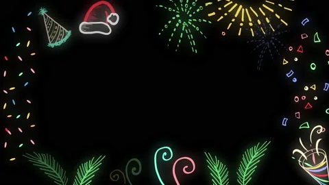 2022 doodle card 5 Stock Footage 166782090