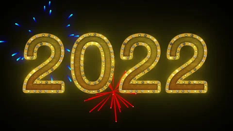 2022 Led Fireworks  Stock Footage 166797088