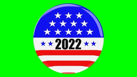 2022 Midterm Elections Vote Icon Stock Footage 218354082