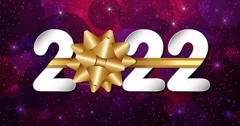 2022 paper present bow Stock Illustration