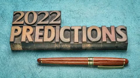 2022 prediction concept Stock Photos