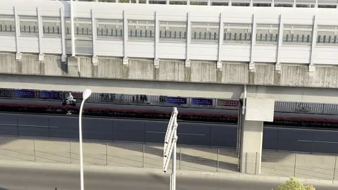 2022 shanghai lockdown empty street isolation 4K Stock Footage 202265804