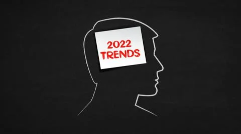 2022 trends Stock Illustration