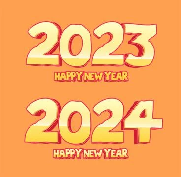 2023 2024 Vector File EPS Stock Illustration