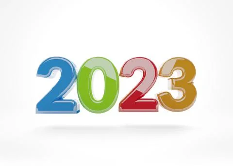 2023 3d-illustration Stock Illustration