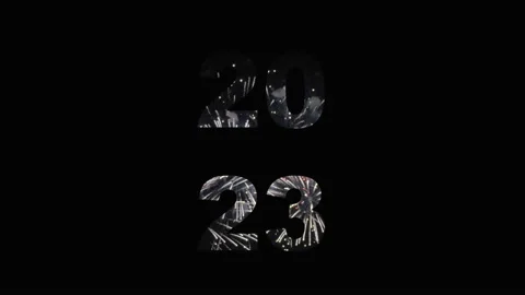 2023. Abstract background. Concept of a holiday, New Year, Christmas. Vídeos de archivo 230225571