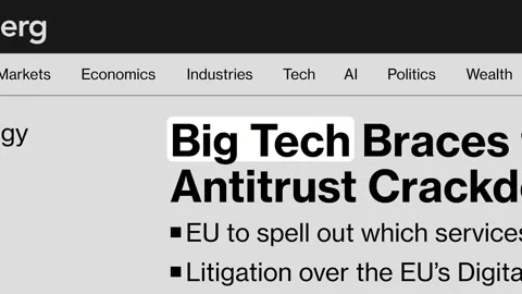 2023: Big Tech Headlines Fast Sequence Vídeos de archivo 249672030