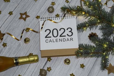 2023 calendar Stock Photos