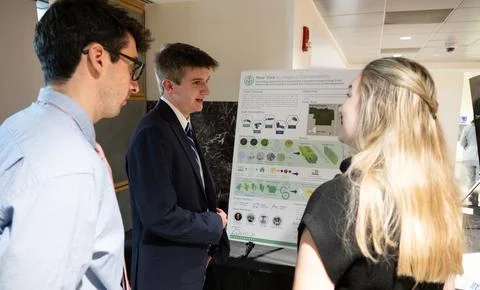 2023 DEVELOP Day. Students and young professionals discuss their projects d.. 写真素材